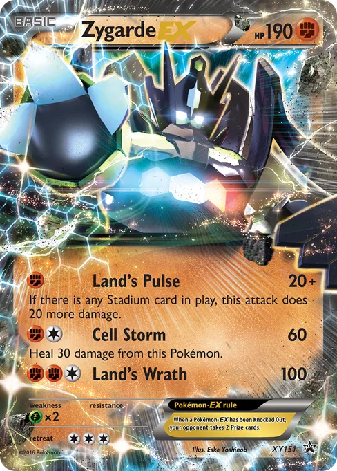 Zygarde-EX, XY Black Star Promos #XY151