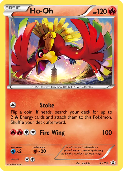 Ho-Oh, XY Black Star Promos #XY153