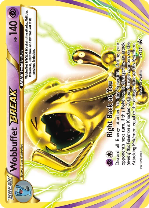 Wobbuffet BREAK, XY Black Star Promos #XY155