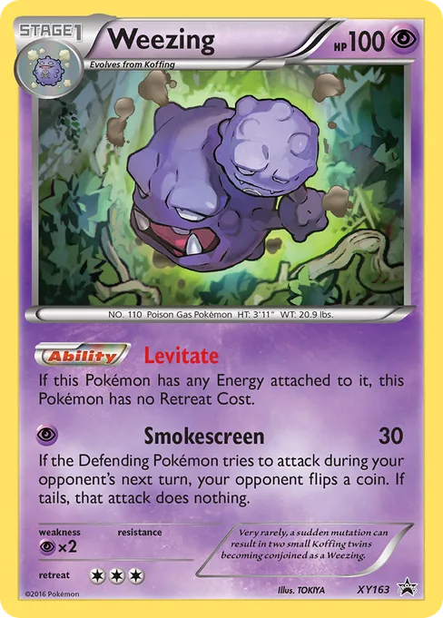Weezing, XY Black Star Promos #XY163