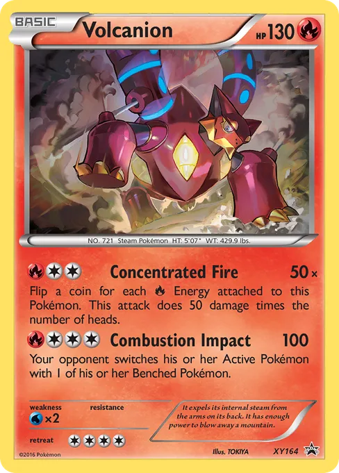 Volcanion, XY Black Star Promos #XY164