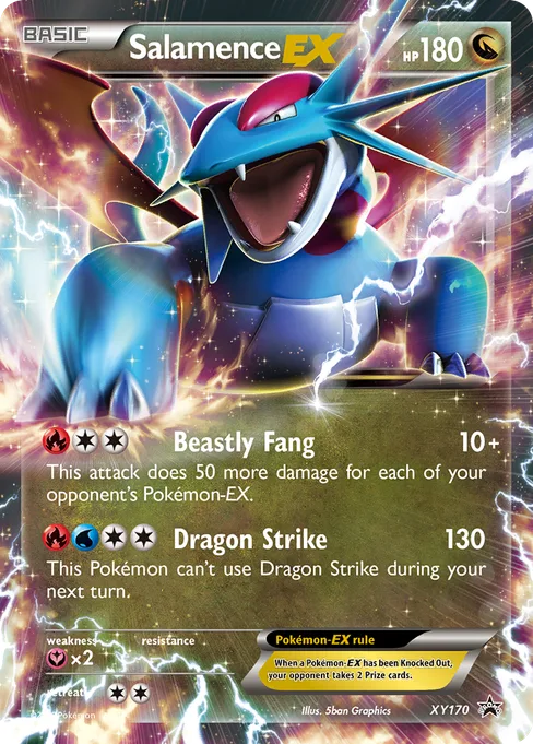 Salamence-EX, XY Black Star Promos #XY170