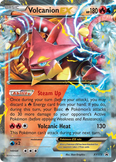 Volcanion-EX, XY Black Star Promos #XY173