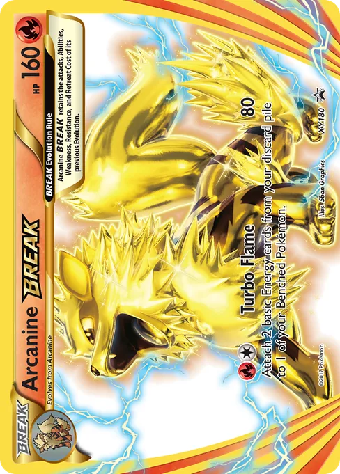 Arcanine BREAK, XY Black Star Promos #XY180