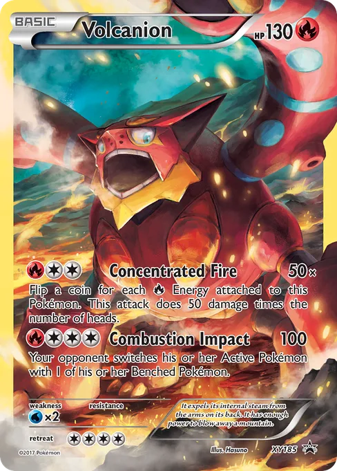 Volcanion, XY Black Star Promos #XY185