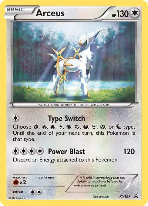 Arceus, XY Black Star Promos #XY197