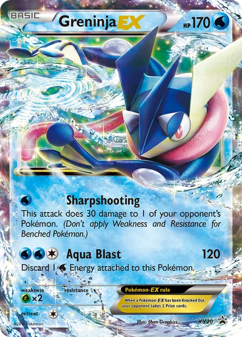Greninja-EX, XY Black Star Promos #XY20