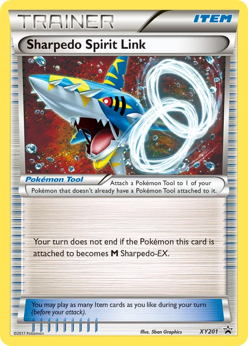 Sharpedo Spirit Link, XY Black Star Promos #XY201