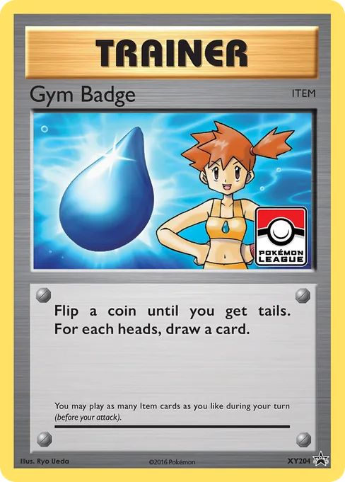 Gym Badge, XY Black Star Promos #XY204
