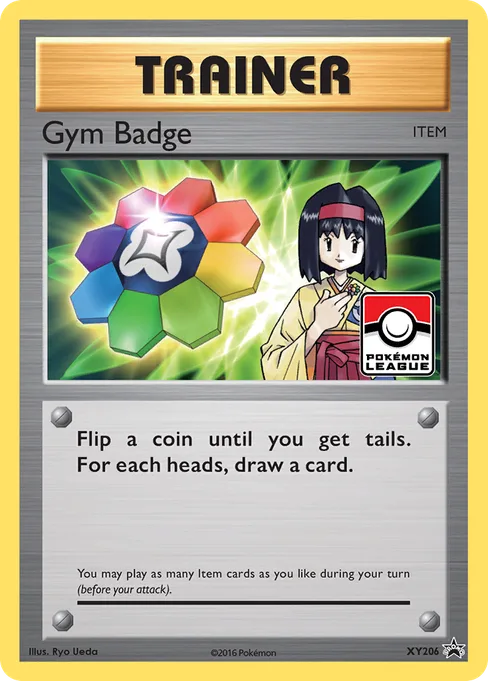 Gym Badge, XY Black Star Promos #XY206