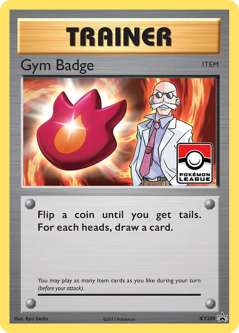Gym Badge, XY Black Star Promos #XY209