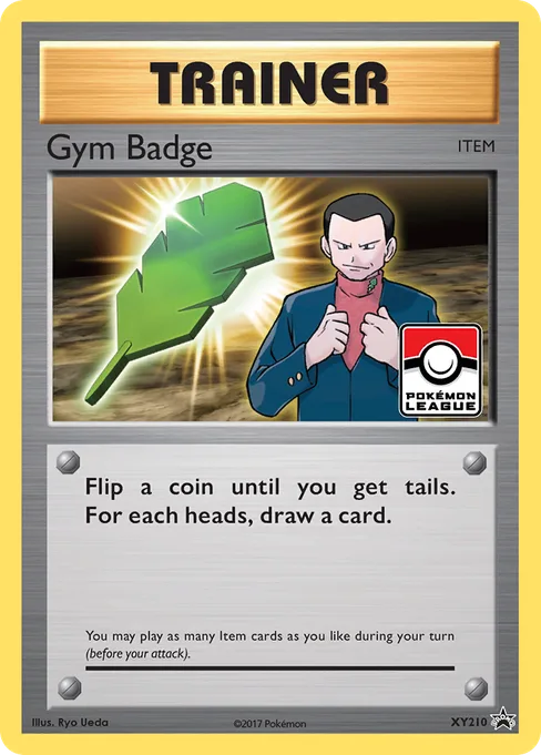 Gym Badge, XY Black Star Promos #XY210