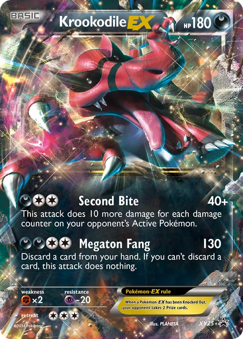 Krookodile-EX, XY Black Star Promos #XY25