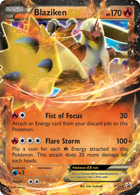 Blaziken-EX, XY Black Star Promos #XY54