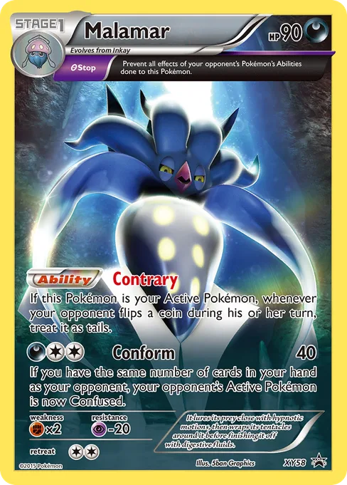 Malamar, XY Black Star Promos #XY58