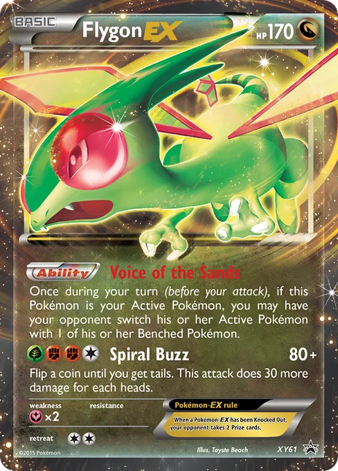 Flygon-EX, XY Black Star Promos #XY61