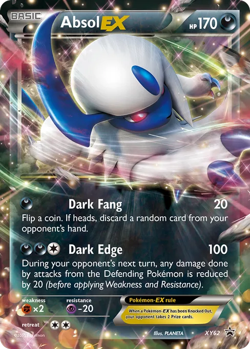 Absol-EX, XY Black Star Promos #XY62