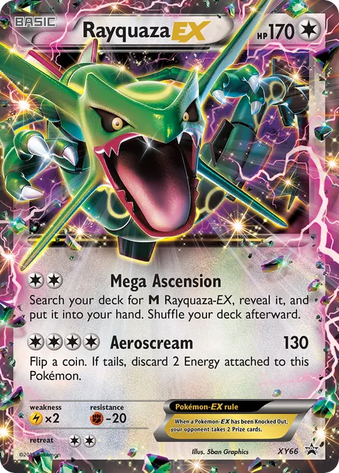 Rayquaza-EX, XY Black Star Promos #XY66