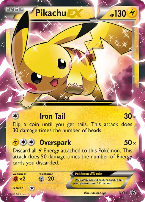 Pikachu-EX, XY Black Star Promos #XY84