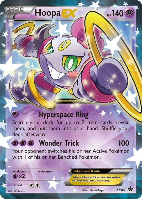 Hoopa-EX, XY Black Star Promos #XY85
