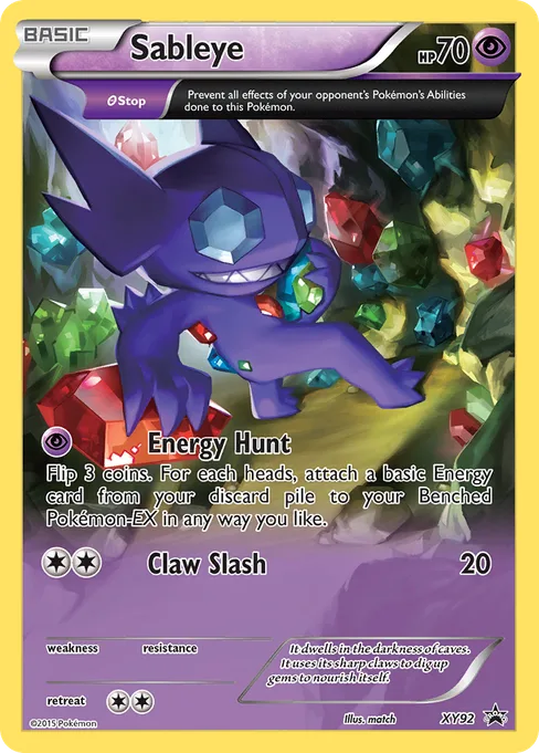 Sableye, XY Black Star Promos #XY92