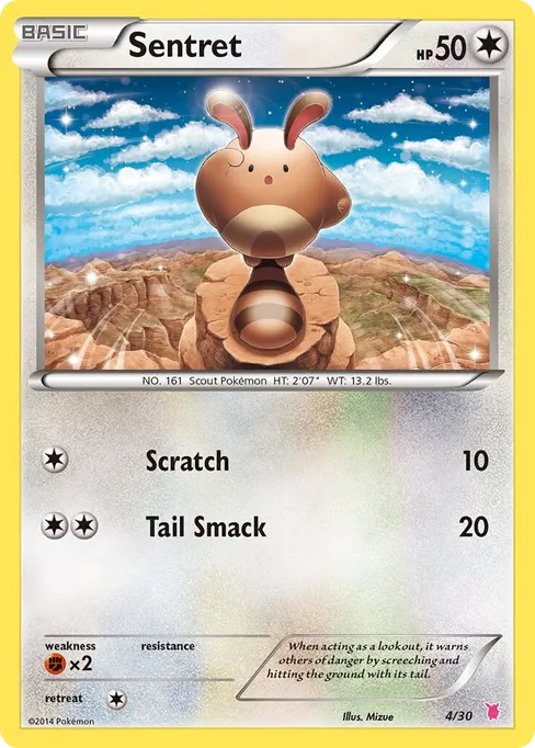 Sentret, XY Trainer Kit: Bisharp & Wigglytuff #4