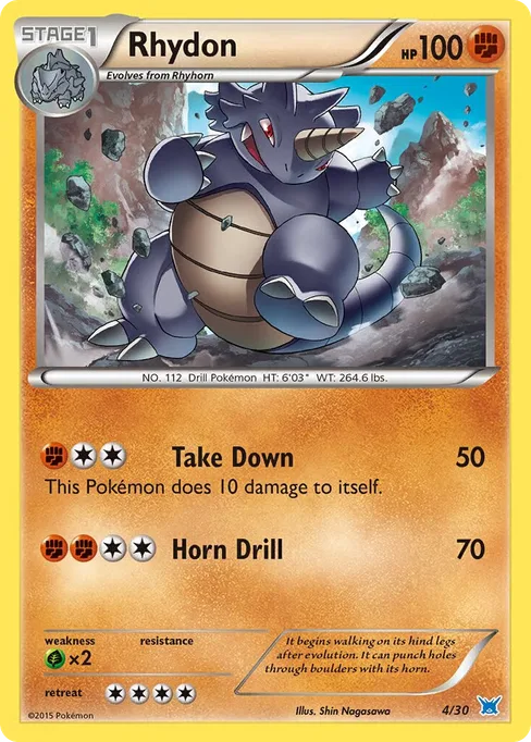 Rhydon, XY Trainer Kit: Latias & Latios #4