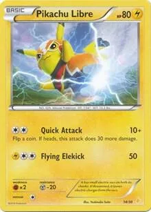 Pikachu Libre, XY Trainer Kit: Pikachu Libre & Suicune #14