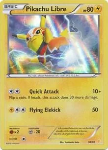 Pikachu Libre, XY Trainer Kit: Pikachu Libre & Suicune #30