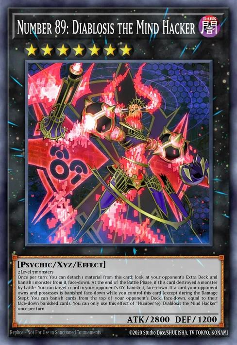 Number 89: Diablosis the Mind Hacker, Yu-Gi-Oh! Championship Series 2022 prize card #YCSW-EN010