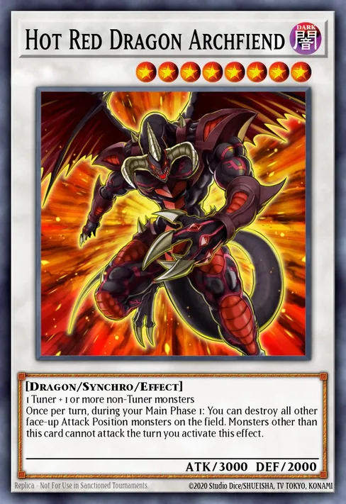 Hot Red Dragon Archfiend, Yu-Gi-Oh! 5D's Volume 6 promotional card #YF06-EN001