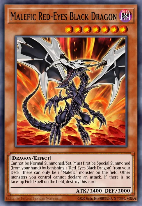 Malefic Red-Eyes Black Dragon, Yu-Gi-Oh! 3D Bonds Beyond Time Movie Pack #YMP1-EN001