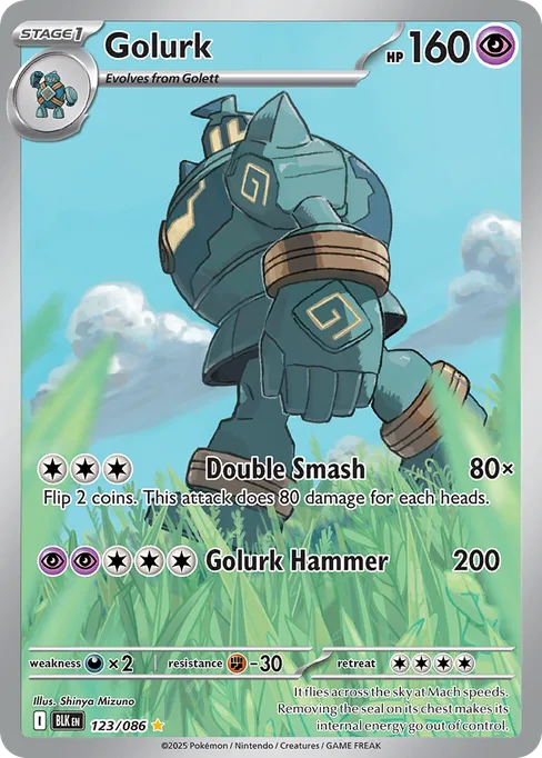Golurk, Black Bolt #123